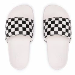 Εξοδος 🤩 VANS LA COSTA SLIDE-ON CHECKERBOARD VA5HFER6R-R6R Λευκό-Μαυρο 🎉 -Βερμούδες Κατάστημα 101238760007 100 4