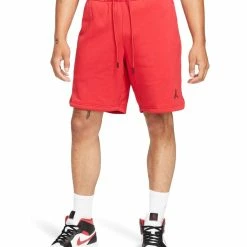 Συμφωνίες 🎉 JORDAN ESSENTIALS MEN'S FLEECE SHORTS DA9826-687 Κόκκινο 🌟