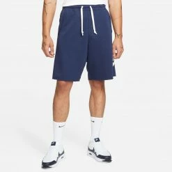 Best Pirce 🥰 NIKE SPORTSWEAR SPORT ESSENTIALS MEN'S FRENCH TERRY ALUMNI SHORTS DM6817-010 Μαύρο 🥰