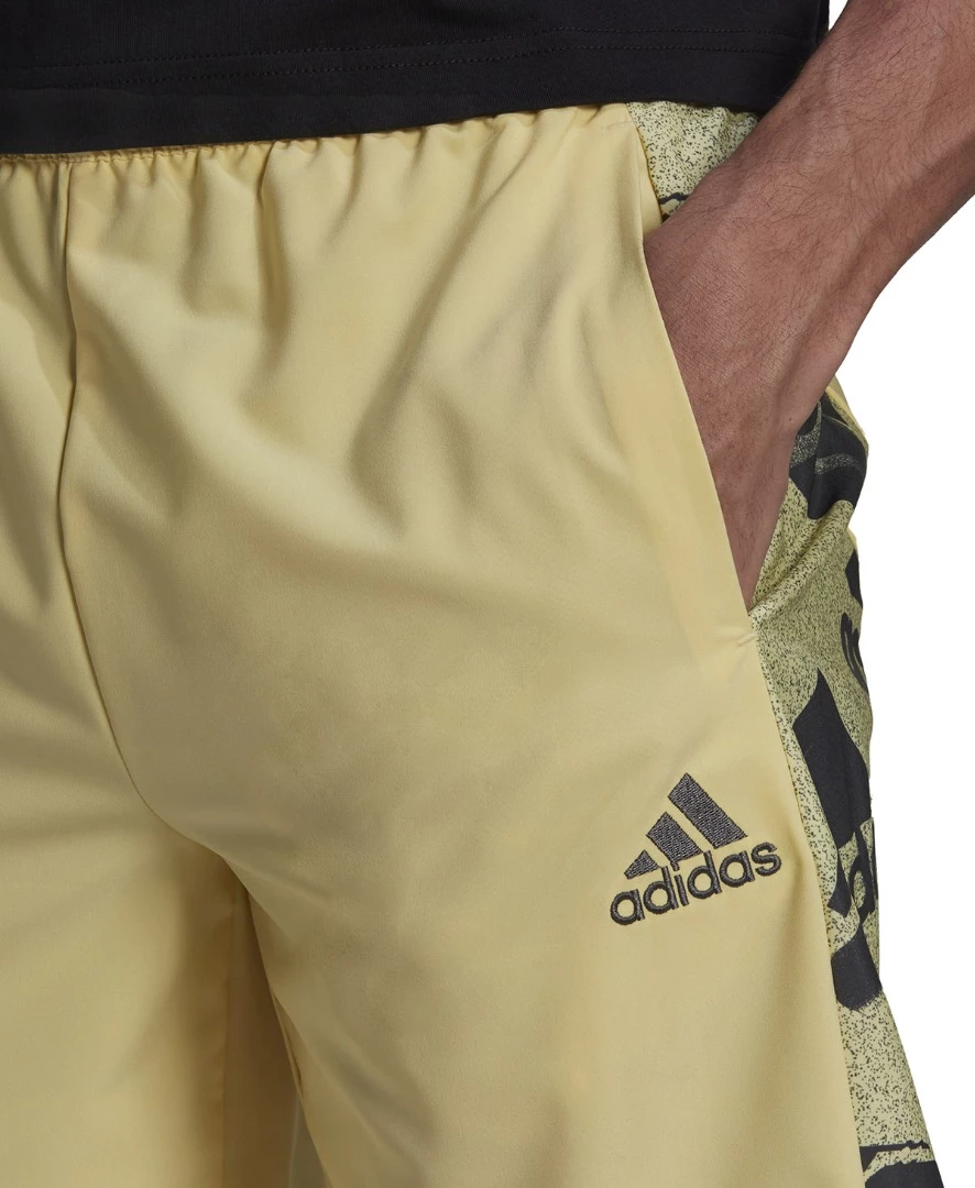 Ολοκαίνουργιο 👍 Ανδρική Βερμούδα Adidas Performance M BL Q3 WV SHO Κίτρινο HK0382 🤩 6 Ολοκαίνουργιο 👍 Ανδρική Βερμούδα Adidas Performance M BL Q3 WV SHO Κίτρινο HK0382 🤩 - Image 4