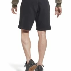 Πολύ καλή προσφορά 😉 Reebok Sport RI LEFT LEG LOGO SH HG4453 Μαύρο 🎉 -Βερμούδες Κατάστημα 210804040045 18 1