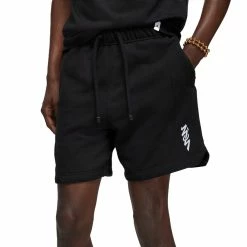 Flash Sale ⭐ JORDAN M J ZION FLC SHORT DR2113-010 Μαύρο ✔️