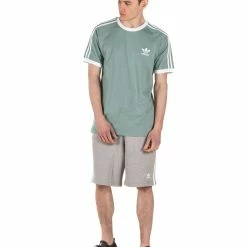 Εκπτωση 🧨 Adidas Originals 3-STRIPE SHORT DH5803 Γκρί ❤️ -Βερμούδες Κατάστημα 210804370027 10 3