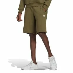 ΧΟΝΔΡΙΚΟ ΕΜΠΟΡΙΟ 🌟 Adidas Originals ADICOLOR ESSENTIALS TREFOIL SHORTS H65677 Χακί 🥰