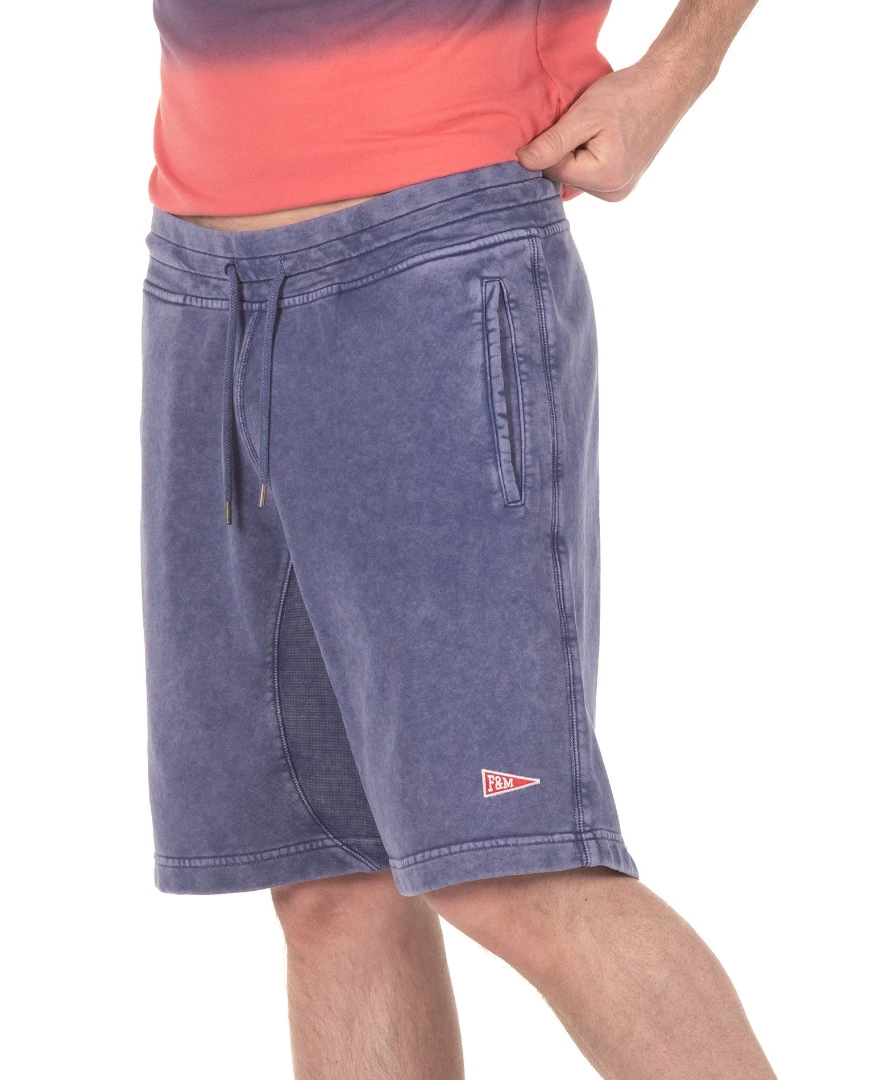 Τοπ 10 🤩 FRANKLIN MARSHALL MARMORISE DYED FLEECE SHORTS JM4029.000.2013G41-337 Μωβ 🎉 5 Τοπ 10 🤩 FRANKLIN MARSHALL MARMORISE DYED FLEECE SHORTS JM4029.000.2013G41-337 Μωβ 🎉 - Image 3