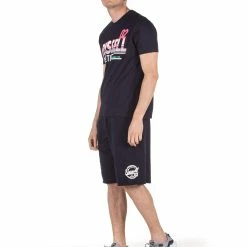 Ολοκαίνουργιο 🧨 Russell Athletic MEN'S SHORTS A0-059-1-190 Μπλε 🤩 -Βερμούδες Κατάστημα 210804890096 21 4