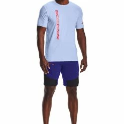 Η καλύτερη συμφωνία 😉 UNDER ARMOUR RIVAL TERRY AMP SHORT 1361628-415 Μπλε 🔥 -Βερμούδες Κατάστημα 210804990034 21 2