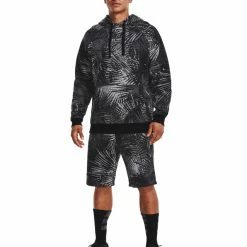 Η καλύτερη συμφωνία ✔️ UNDER ARMOUR RIVAL FLC SPORT PALM STS 1370348-001 Ανθρακί 😍 -Βερμούδες Κατάστημα 210804990052 9 2