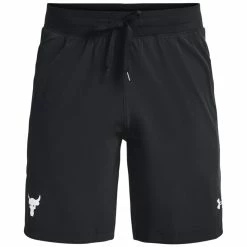 Best Pirce 💯 Ανδρική Βερμούδα UNDER ARMOUR UA PROJECT ROCK SNAP SHORTS Λευκό-Μαυρο 1361616-002 😉