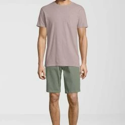 Πολύ καλή προσφορά 😀 FUNKY BUDDHA 001.004742-KHAKI Χακί 🔔 -Βερμούδες Κατάστημα 210806080043 34 2