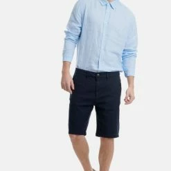 Το φθηνότερο 😍 FUNKY BUDDHA FBM00102703-NAVY Μπλε 🛒 -Βερμούδες Κατάστημα 210806080064 21 1