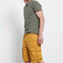 Το φθηνότερο 🎁 FUNKY BUDDHA FBM003-020-03-KHAKI Χακί 🎉 -Βερμούδες Κατάστημα 210806080073 19 2