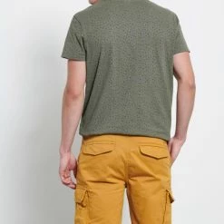 Το φθηνότερο 🎁 FUNKY BUDDHA FBM003-020-03-KHAKI Χακί 🎉 -Βερμούδες Κατάστημα 210806080073 19 3