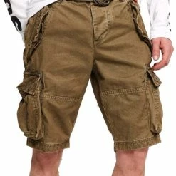 Προϋπολογισμός 👏 SUPERDRY CORE CARGO HEAVY SHORT M7110456A-XBZ Μαύρο ⭐