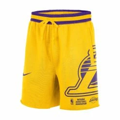 Flash Sale 👏 Ανδρική Βερμούδα NIKE LAL M NK FLC SHORT CTS Κίτρινο DN4710-728 💯