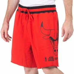 Ολοκαίνουργιο 🎁 Ανδρική Βερμούδα NIKE CHI M NK FLC SHORTT CTS Κόκκινο DN9156-657 😀