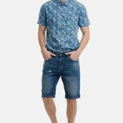 Καλύτερη πώληση 🥰 FUNKY BUDDHA FBM00107003-MD BLUE ΜΠΛΕ 🎉 -Βερμούδες Κατάστημα 210837080027 147 1