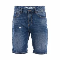 Καλύτερη πώληση 🥰 FUNKY BUDDHA FBM00107003-MD BLUE ΜΠΛΕ 🎉 -Βερμούδες Κατάστημα 210837080027 147 4