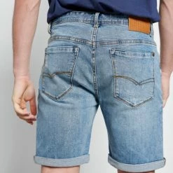 Αγορά 🔥 FUNKY BUDDHA FBM003-062-03-MD BLUE ΜΠΛΕ ⭐ -Βερμούδες Κατάστημα 210837080030 256 2