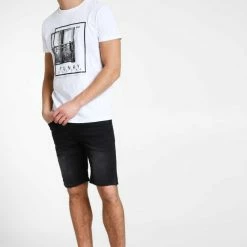 Συμφωνίες 🎁 FUNKY BUDDHA FBMS062-03119-DK BLUE ΜΠΛΕ 🔥 -Βερμούδες Κατάστημα 210837080035 18 4