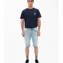 Flash Sale 😍 EMERSON 221.EM45.197-LIGHT BLUE Τζήν 🎉 -Βερμούδες Κατάστημα 210837200012 31 3